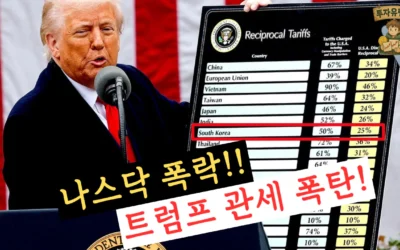 트럼프 리스크 + 기술주 붕괴 + 레버리지 중독… 지금 시장은 지뢰밭
