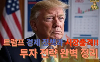 트럼프 경제 정책과 시장 충격! 2025년 하반기 투자 전략 완벽 정리