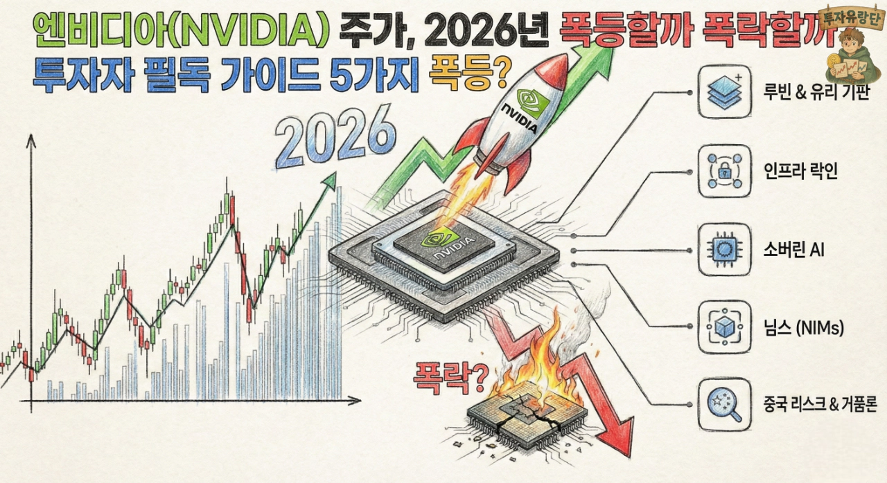 엔비디아 주가, 2026년 폭등할까 폭락할까? 투자자 필독 가이드 5가지
