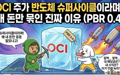OCI 주가 반도체 슈퍼사이클이라며? 내 돈만 묶인 진짜 이유 (PBR 0.4)