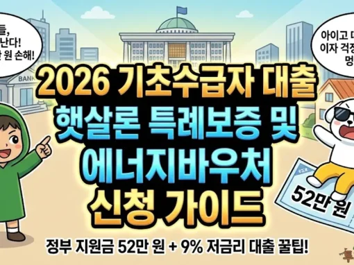 기초수급자 대출 햇살론 특례보증