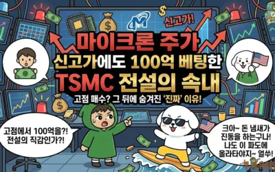 마이크론 주가 신고가에도 100억 베팅한 TSMC 전설의 속내