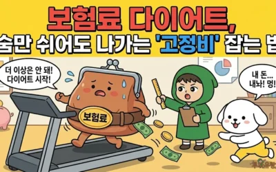 보험료 다이어트, 숨만 쉬어도 나가는 ‘고정비’ 잡는 법