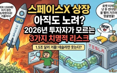 스페이스X 상장 아직도 노려? 2026년 투자자가 모르는 3가지 치명적 리스크