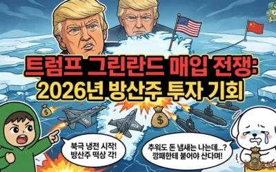 트럼프 그린란드 매입 전쟁: 2026년 방산주 투자 기회