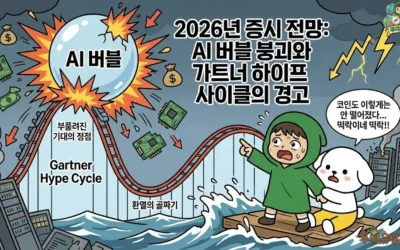 2026년 증시 전망: AI 버블 붕괴와 가트너 하이프 사이클의 경고