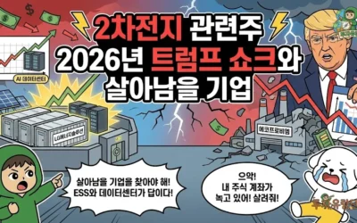 2차전지 관련주 2026년 트럼프 쇼크와 살아남을 기업 (LG엔솔, 에코프로비엠)