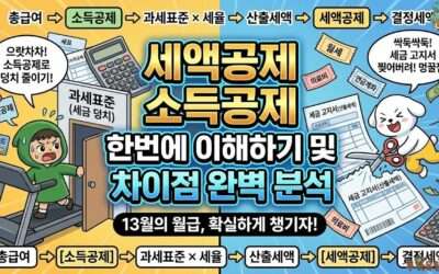 2026년 연말정산 필독: 세액공제 소득공제 한번에 이해하기 (완벽 비교 분석)