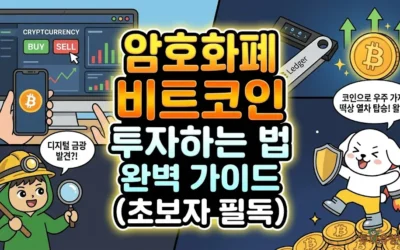 암호화폐 가상화폐 비트코인 투자하는 법 완벽 가이드 (초보자 필독)