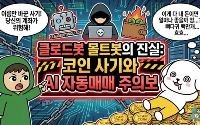 클로드봇 몰트봇의 진실: 코인 사기와 AI 자동매매 주의보