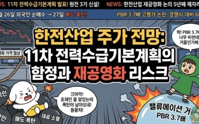 한전산업 주가 전망: 11차 전력수급기본계획의 함정과 재공영화 리스크