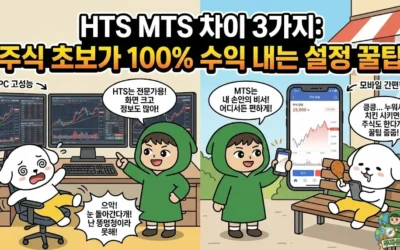 HTS MTS 차이 3가지: 주식 초보가 100% 수익 내는 설정 꿀팁