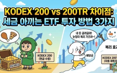 KODEX 200 vs 200TR 차이점: 세금 아끼는 ETF 투자 방법 3가지