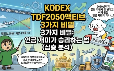 KODEX TDF2050액티브 3가지 비밀: 연금 개미가 승리하는 법