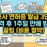 간호사 면허증 발급 3단계: 합격 후 1주일 만에 받는 꿀팁 (비용 절약)
