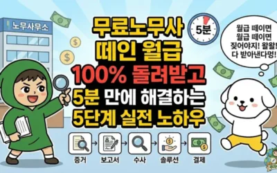 메인페이지 44 무료노무사 떼인 월급 100% 돌려받고 5분 만에 해결하는 5단계 실전 노하우