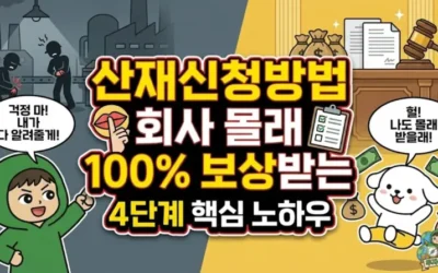 메인페이지 45 산재신청방법 회사 몰래 100% 보상받는 4단계 핵심 노하우