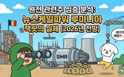 원전 관련주 심층 분석: 뉴스케일파워 루마니아 잭팟의 실체 (2026년 전망)
