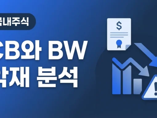 전환사채(CB)와 신주인수권부사채(BW), 주가에 미치는 영향과 대응 전략 11