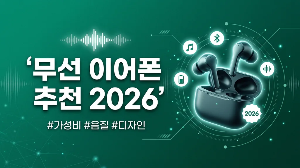 무선 이어폰 추천 완벽 가이드