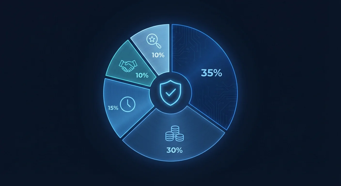 신용점수 올리는 법 10가지, 1등급 만드는 현실적 전략 2 신용점수 구성 비율 차트