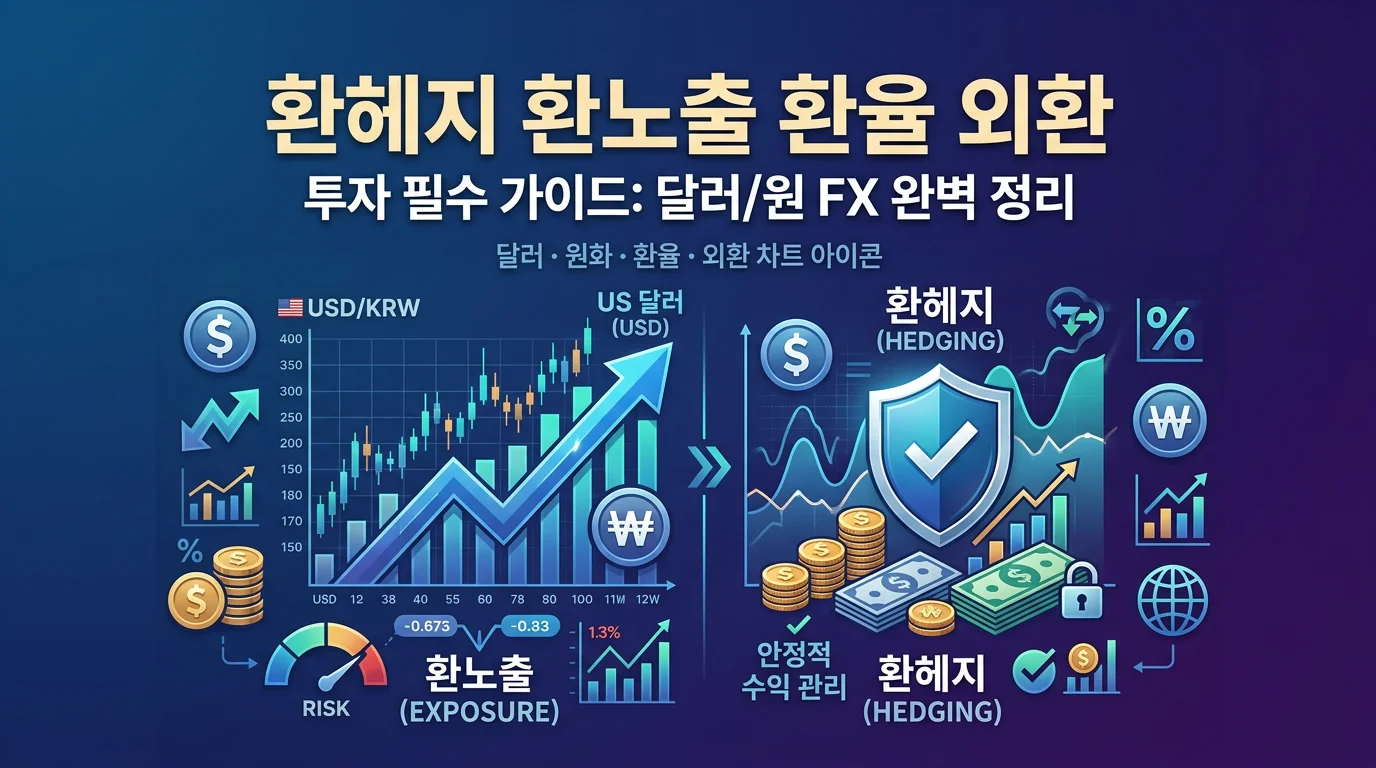 환헤지 환노출 환율 리스크 관리 해외투자 가이드