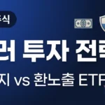 달러 투자 전략: 환헤지 vs 환노출 ETF 어떤 게 유리할까