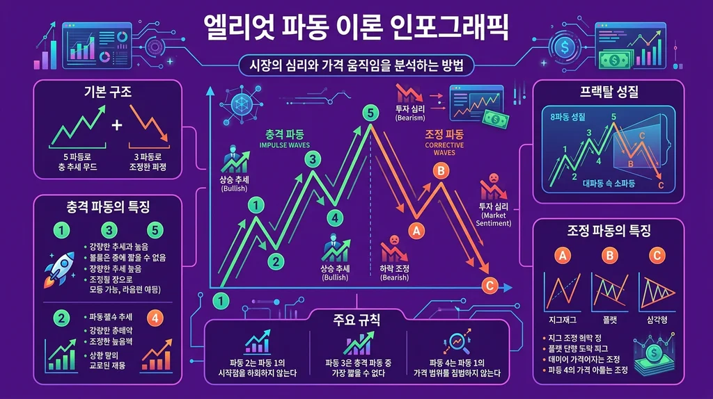 엘리엇 파동 인포그래픽