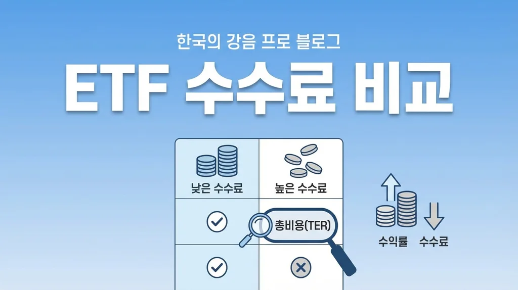 ETF 수수료 비교표 인포그래픽