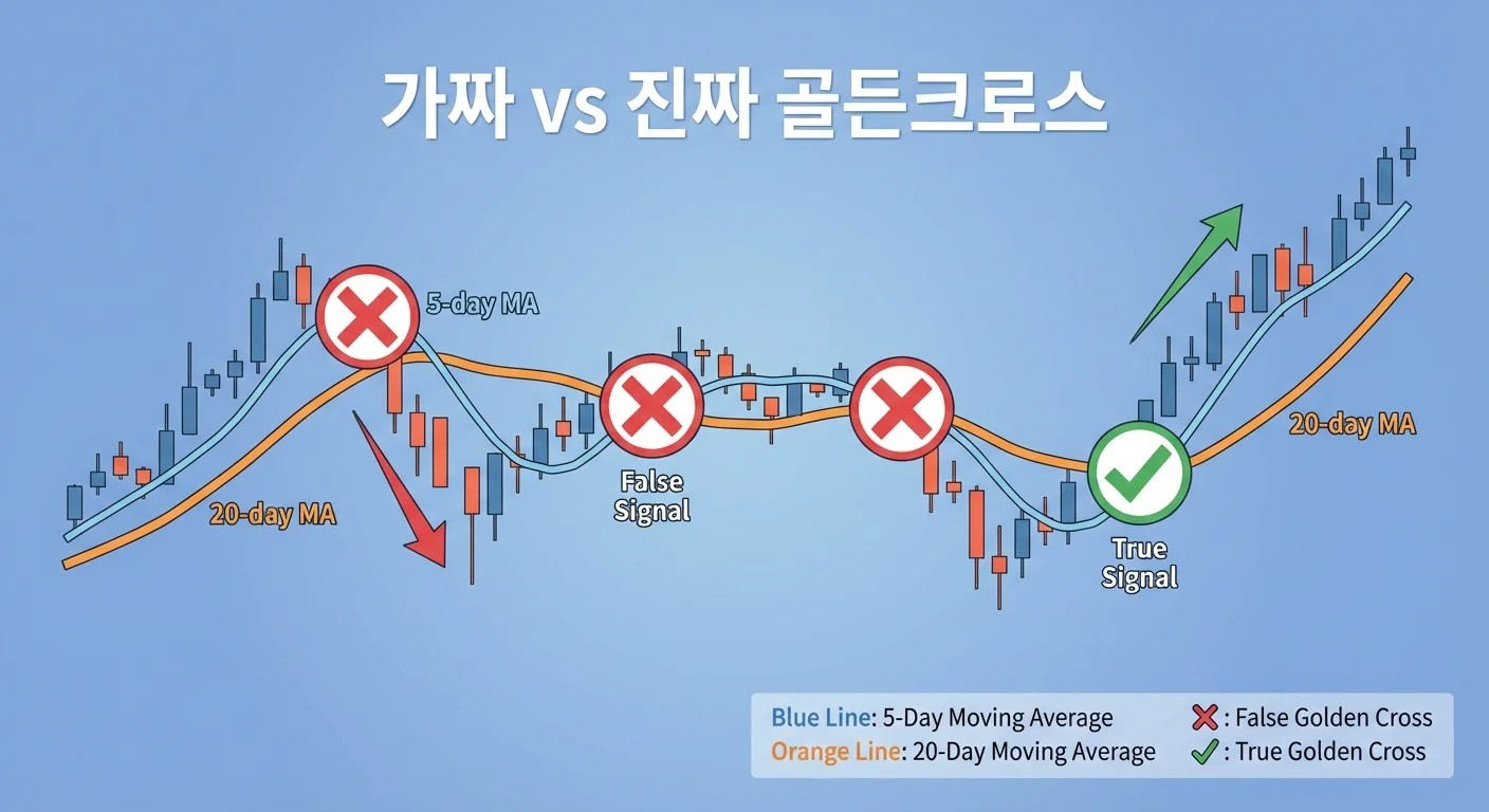 가짜 골든크로스 vs 진짜 골든크로스 비교
