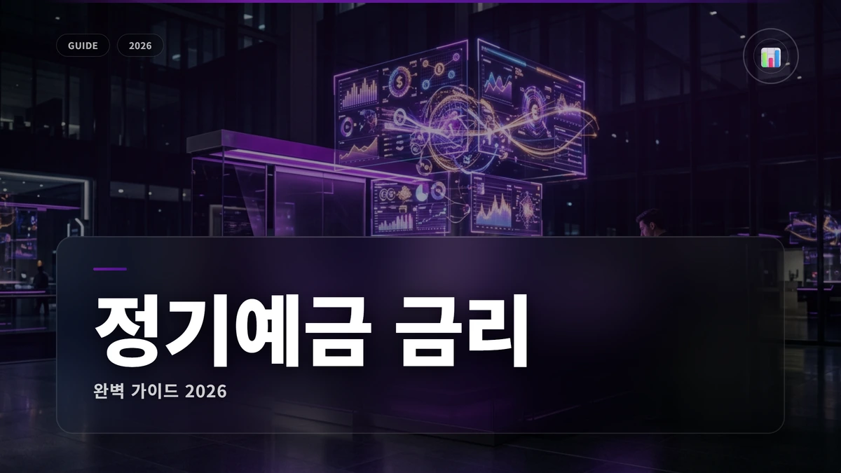 정기예금 금리 비교 은행별 추천 2026: 최고 연 4%대 총정리 1 정기예금 금리 썸네일