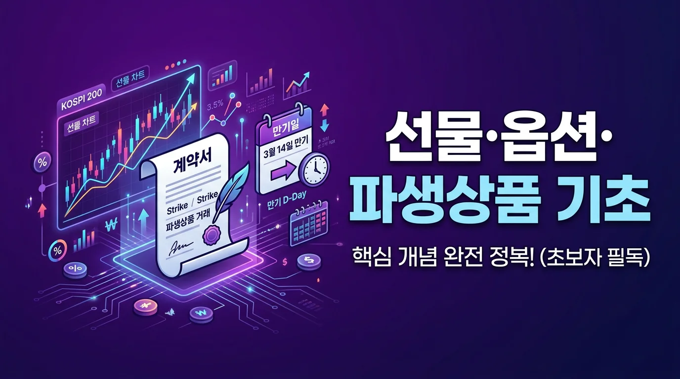 선물 옵션 파생상품 기초 입문 가이드 콜옵션 풋옵션