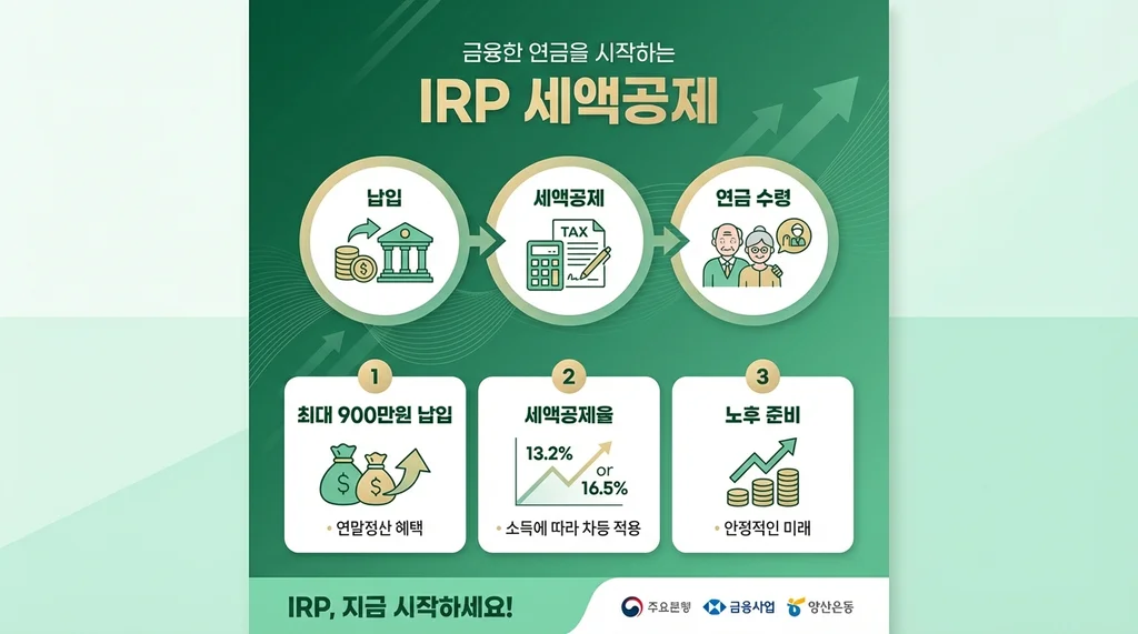 퇴직연금 IRP 세액공제 2026: 연말정산 최대 148만원 돌려받는 방법 1