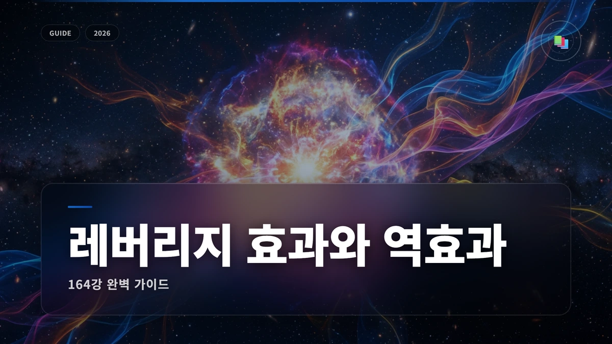 레버리지 효과와 역효과 썸네일