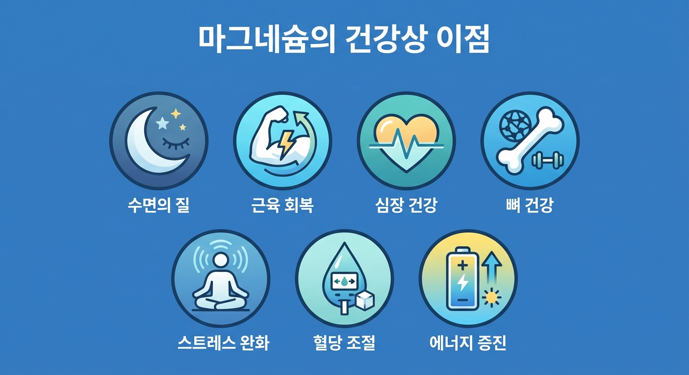 마그네슘 효능 인포그래픽