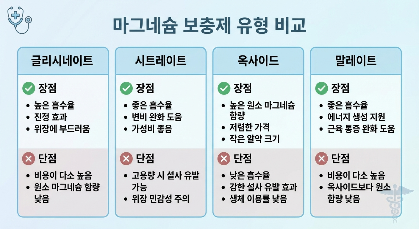 마그네슘 효능 완벽 가이드 2026: 결핍 증상부터 보충제 추천까지 3 마그네슘 효능 상세