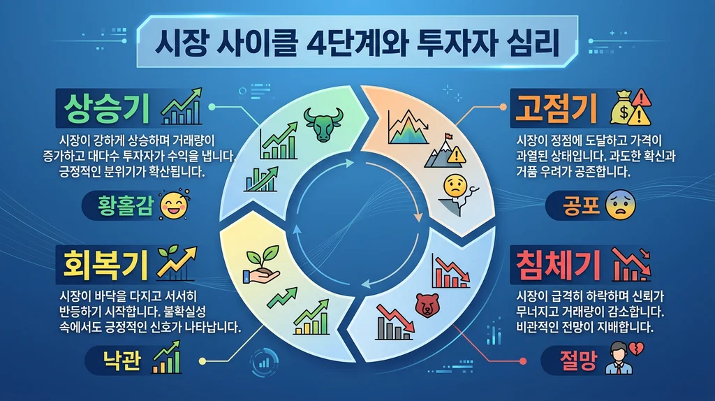 시장 사이클 4단계 투자자 심리