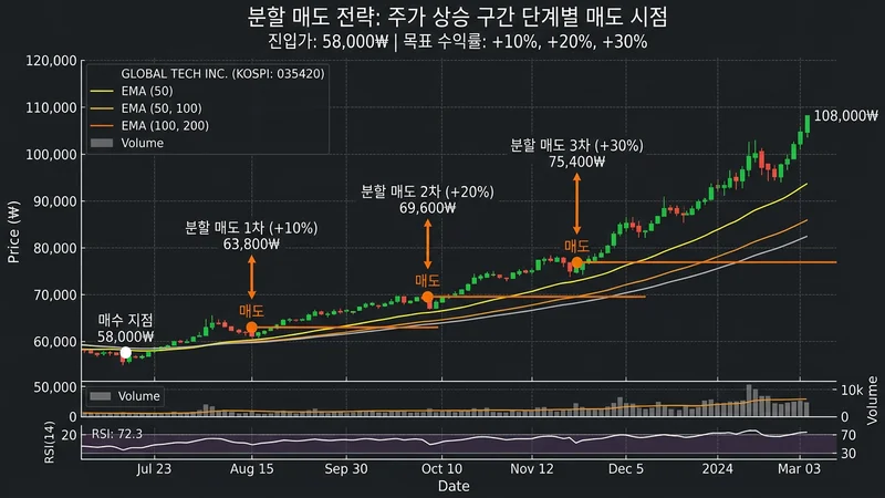 분할 매도 단계별 수익 실현