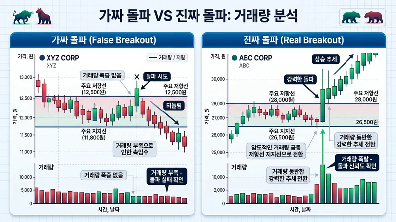 가짜 돌파 vs 진짜 돌파