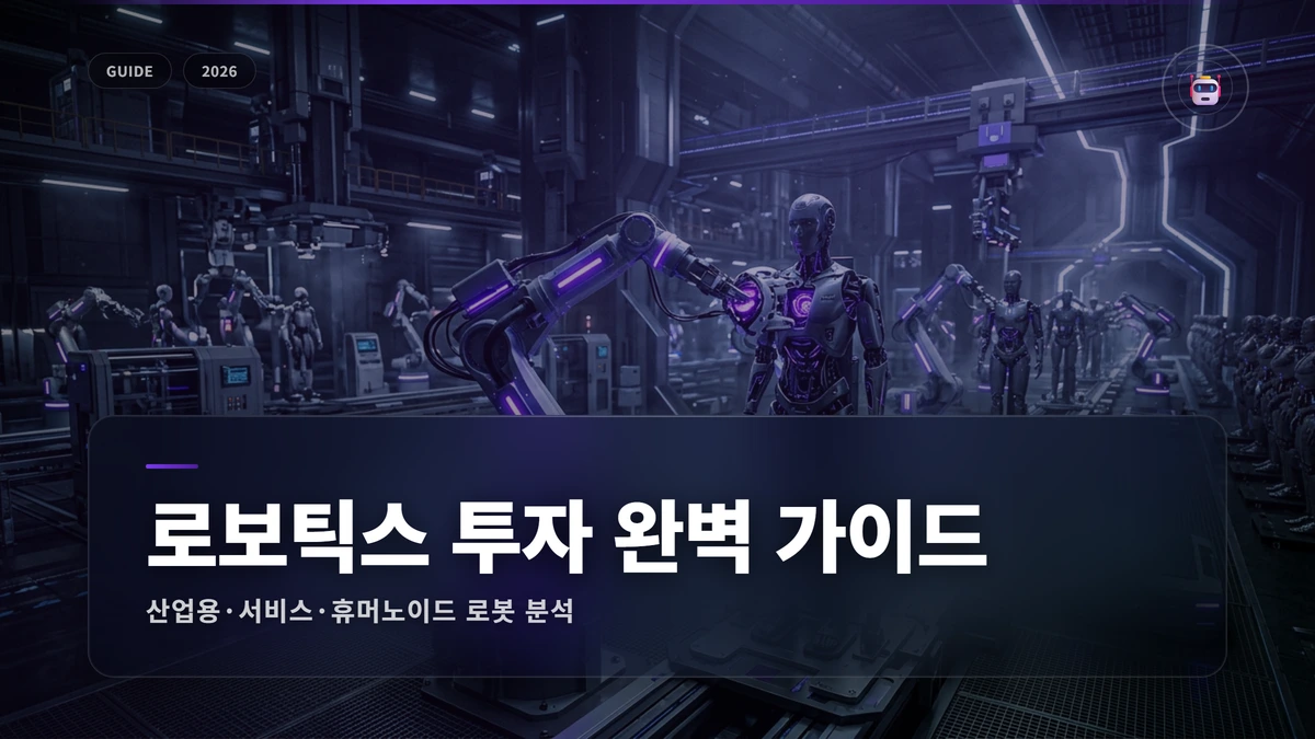 로보틱스 투자 완벽 가이드: 산업용·서비스·휴머노이드 로봇 1 로보틱스 썸네일