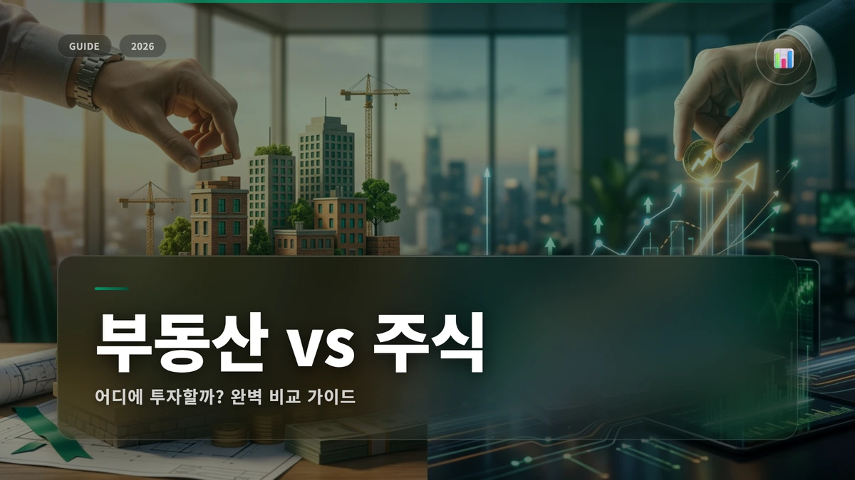 부동산 vs 주식 비교 완벽 가이드: 어디에 투자할까 1 부동산vs주식 썸네일
