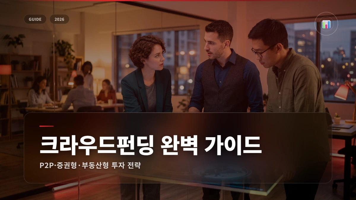 크라우드펀딩 투자 완벽 가이드: P2P·증권형·부동산형 1 크라우드펀딩 썸네일