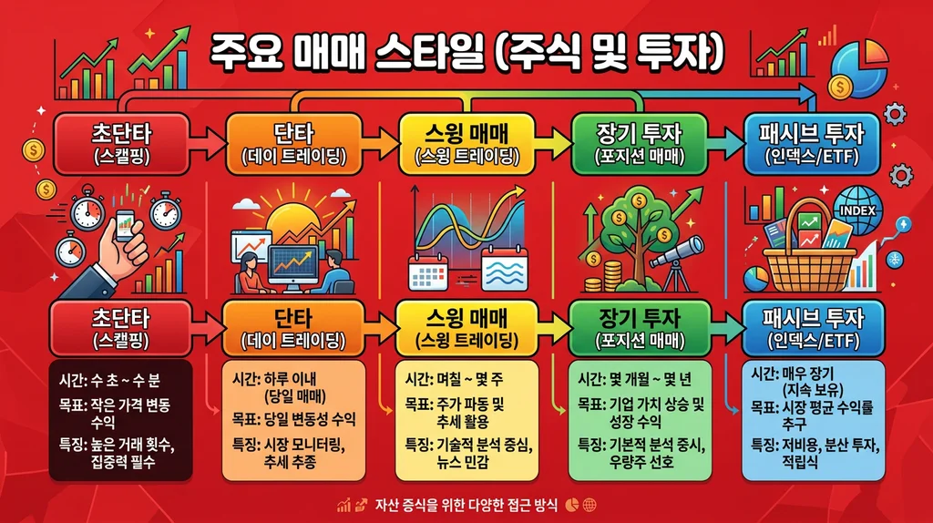 매매 스타일 인포그래픽