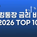 파킹통장 금리 비교 2026 TOP 10 — 지금 바로 갈아타야 할 최고 금리 계좌