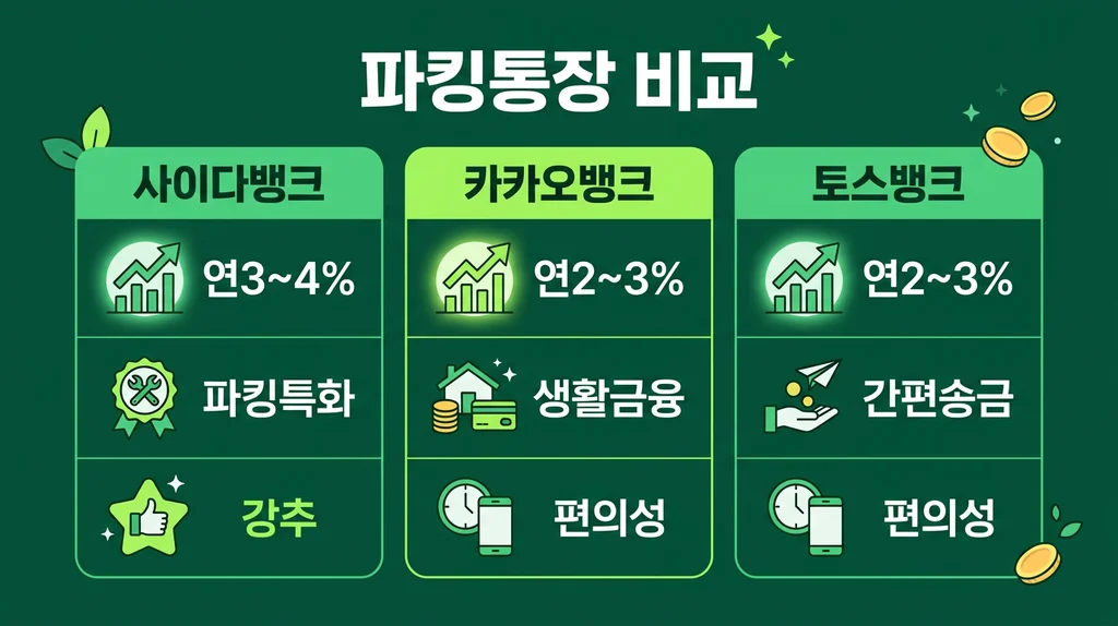 사이다뱅크 완벽 가이드: 고금리 파킹통장 가입 방법과 활용법 정보