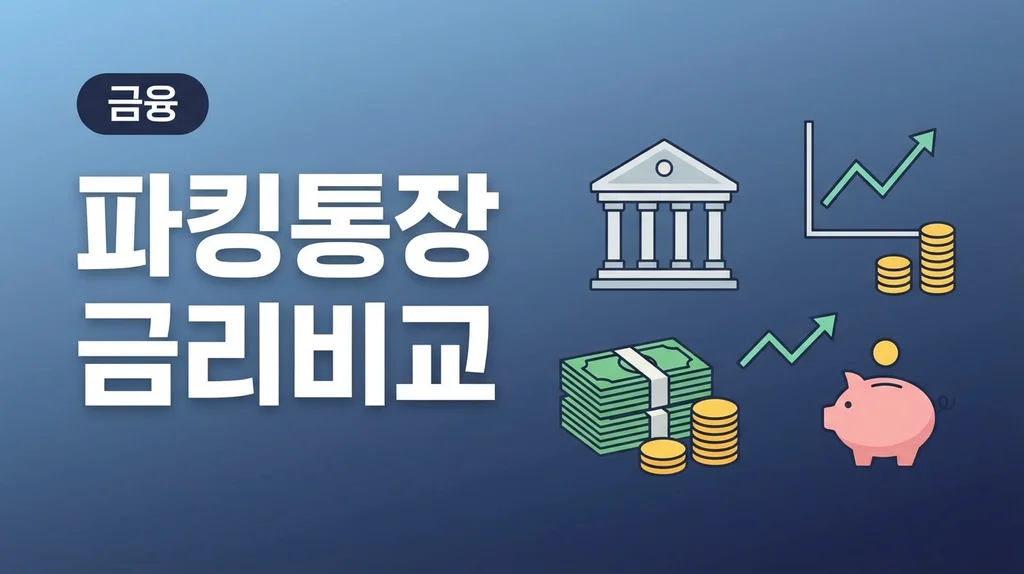 파킹통장 금리 비교 추천 2026 썸네일