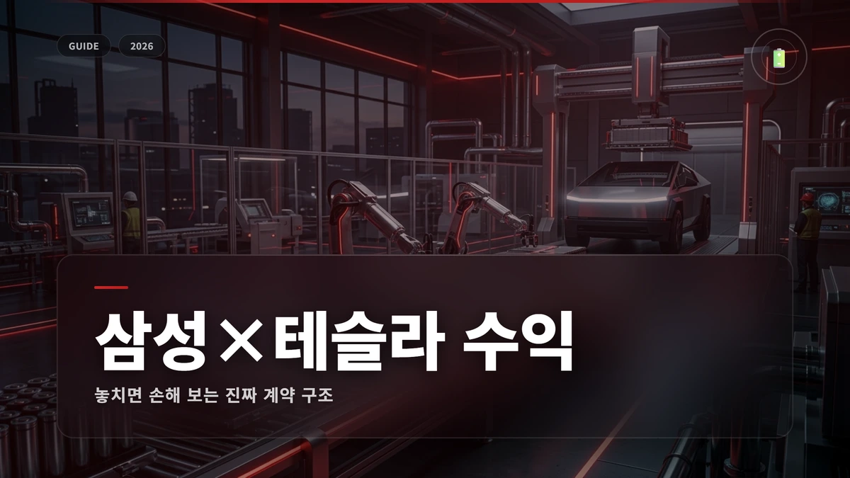 samsung tesla contract 2025 썸네일 삼성 테슬라 Contract 2026