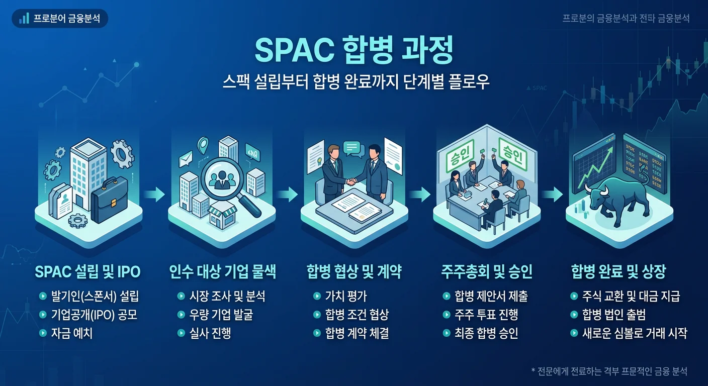 스팩 합병 과정 단계별 설명