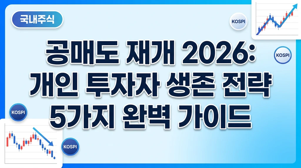 공매도 재개 2026 제도 변화 인포그래픽