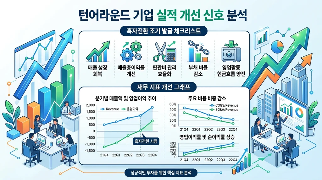 턴어라운드 기업 실적 개선 신호